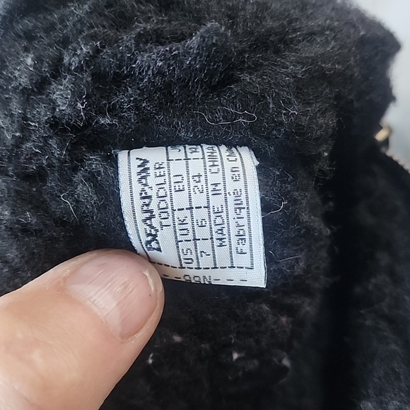 Bearpaw Emma Sherpa & Suede Youth Leather Boots Youth Size 7 - Picture 10 of 12